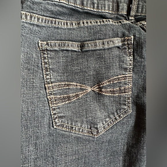 Blue Lee Rider Wide Leg Jeans Mid Rise Sz 16 P - Picture 8 of 12